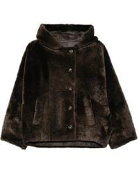 Yves Salomon - Hooded Button-Fastening Jacket - Lyst