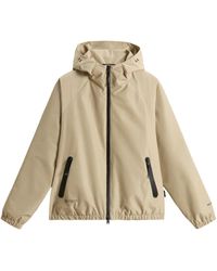 Woolrich - Zip-Up Hooded Jacket - Lyst