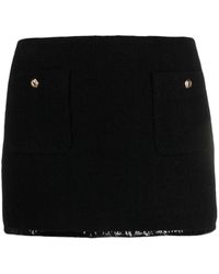 Miu Miu - Minifalda con ribete de lentejuelas - Lyst