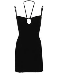 Blumarine - Abito Corto Con Cut-Out - Lyst