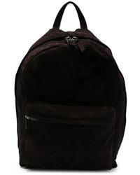 Giorgio Brato - Suede-Panelled Leather Backpack - Lyst