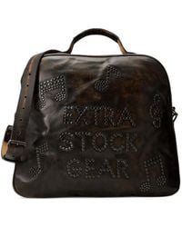 RRL - Stud-Embellished Leather Tote Bag - Lyst