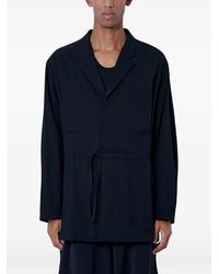 Kiko Kostadinov - Tie-Waist Notched-Lapel Jacket - Lyst