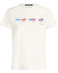 Karl Lagerfeld - Ikon Color-Pop T-Shirt - Lyst