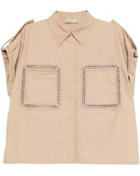 Elie Saab - Trim-Embellished Poplin Shirt - Lyst