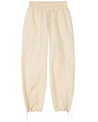Stylein - Shea Drawstring-Cuff Elasticated Cargo Pants - Lyst