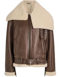 JW Anderson - Shearling Belted Jacket - Lyst