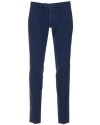 Al Duca d'Aosta - Brushed-Cotton Chino Trousers - Lyst