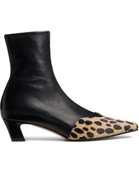 KHAITE - Nevada Stiefel Mit Hyänen-Print 40Mm - Lyst