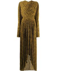 Isabel Marant Drapiertes Maxikleid - Schwarz