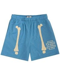 Eric Emanuel - Ee Logo-Detail Bone-Print Shorts - Lyst