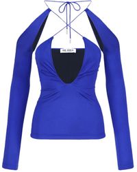 The Attico - Top Zane con aberturas - Lyst