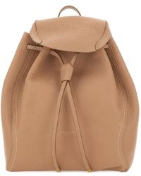 Gianni Chiarini - Violette Contrast-Stitch Drawstring Backpack - Lyst
