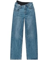 Alexander Wang - Relaxed Wide-Leg Jeans - Lyst