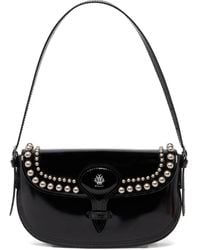 Bally - Kleine Beckett Leren Schoudertas Met Studs - Lyst