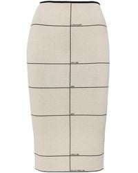 Vetements - Intarsia-knit High-waisted Skirt - Lyst