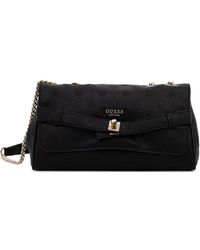 Guess - Ella Twist-Lock Shoulder Bag - Lyst