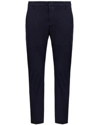 Dondup - Alfredo Slim-Fit Broek Met Gekreukt Effect - Lyst