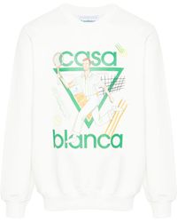 Casablancabrand - Le Jeu Organic-cotton Sweatshirt - Lyst