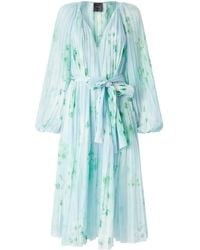 Pinko - Robe Mi-Longue À Fleurs - Lyst