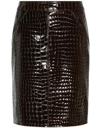 Tom Ford - Leather Skirt - Lyst