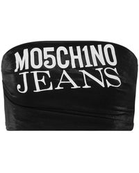 Moschino Jeans - Top con stampa - Lyst