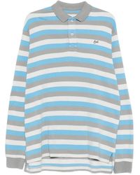 ERL - Striped Polo Shirt - Lyst
