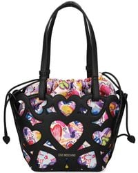 Love Moschino - Heart Cutout Tote Bag - Lyst