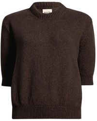 KHAITE - Pull Davin À Manches Courtes - Lyst