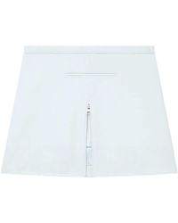 Courreges - Mini-Rok Met Rits - Lyst