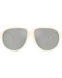 Moncler - Halcyonne Pilot-Frame Sunglasses - Lyst