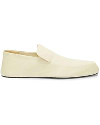 Jil Sander - Slip-On Leather Loafers - Lyst