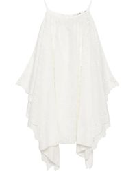 B+ AB - Floral-Embroidered Top - Lyst