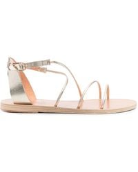 Ancient Greek Sandals - Meloivia Metallic-Effect Sandals - Lyst