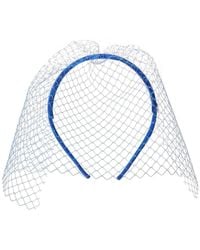 Maison Michel - Veil-Detail Headband - Lyst