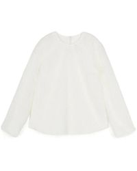 JNBY - Fringe-Jacquard Long-Sleeve Top - Lyst