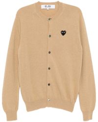 COMME DES GARÇONS PLAY - Cardigan À Appliqué Cœur - Lyst