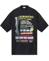 Vetements - Camiseta con motivo de texto - Lyst