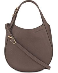 Longchamp - Small Le Foulonné Leather Handbag - Lyst