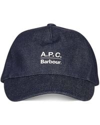 Barbour - X A.P.C Logo-Print Baseball Cap - Lyst