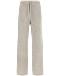 Max Mara - Smmpietra Drawstring Knit Trousers - Lyst