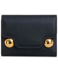 Marni - Trunkaroo Trifold Leather Wallet - Lyst
