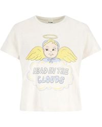RE/DONE - Clouds Cotton T-Shirt - Lyst