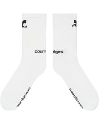 Courreges - Logo-Print Socks - Lyst