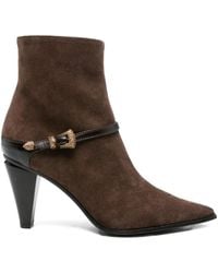 Roberto Festa - 80Mm Buckle-Strap Ankle Boots - Lyst