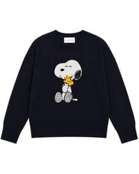 Chinti & Parker - Snoopy Woodstock Intarsia-Knit Sweater - Lyst