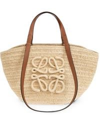 Loewe - Eclipse Raffia Tote Bag - Lyst