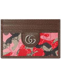 Gucci - Gg Icon Camouflage Cardholder - Lyst