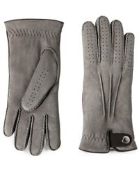 Brunello Cucinelli - Suede Shearling Gloves - Lyst