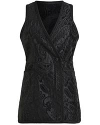 Etro - Reversible Sleeveless Waistcoat - Lyst